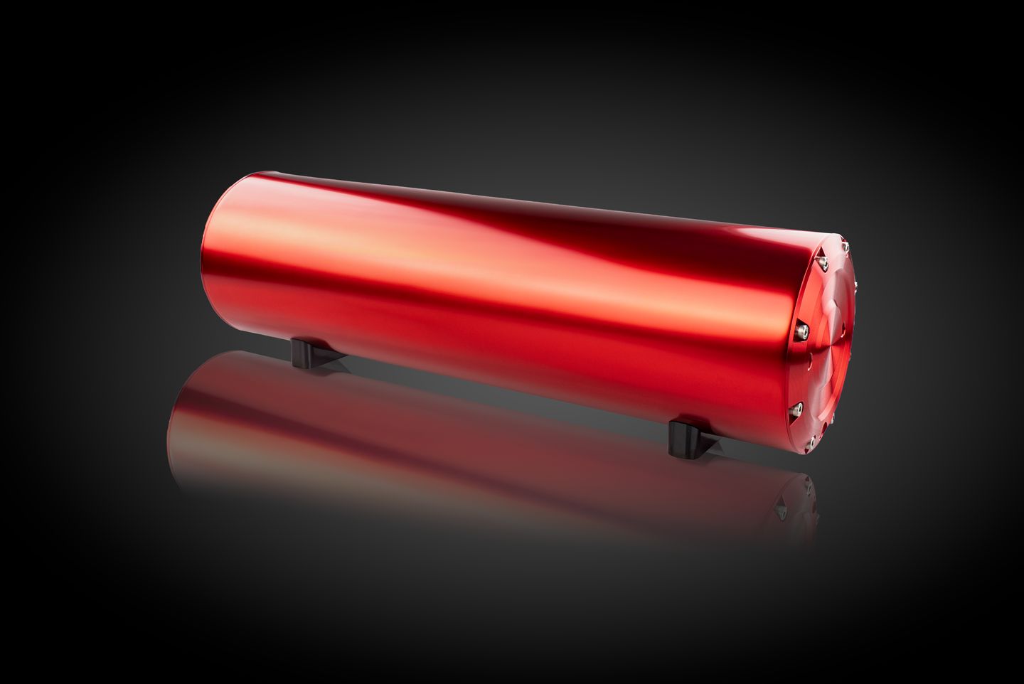 Air tank in red