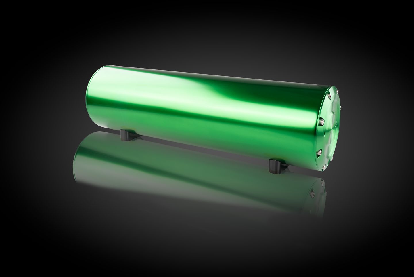 Air tank in green