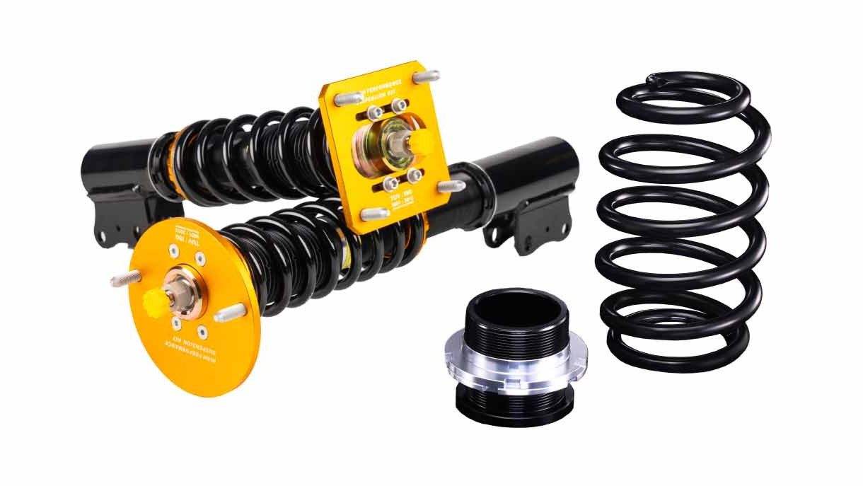 Drag coilover set with springs and hi-low kit
