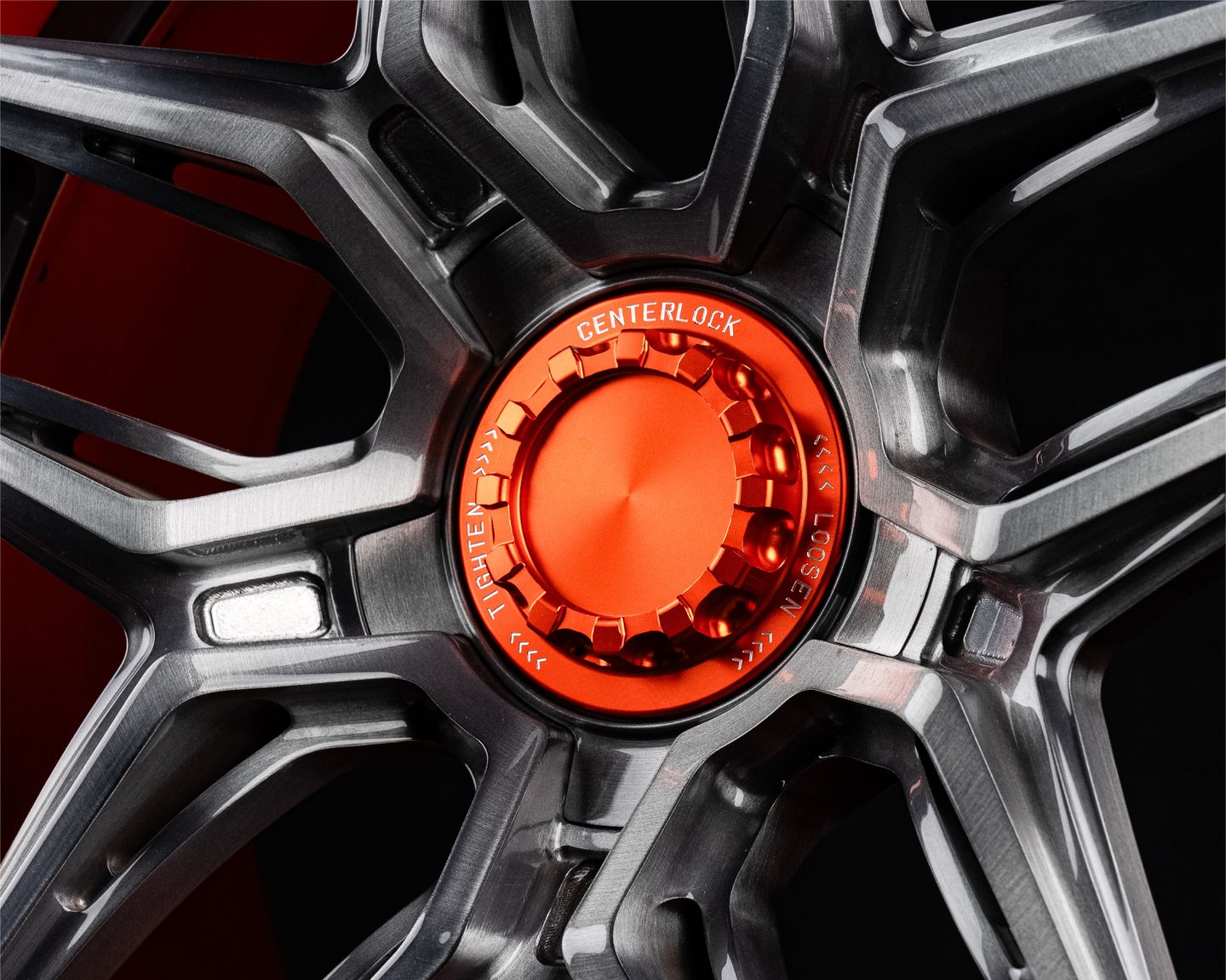 The orange anodized single nut